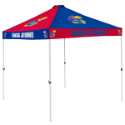 Kansas Tent w/ Jayhawks Logo - 9 x 9 Checkerboard Canopy
