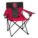 NC State Wolfpack Elite Canvas Chair w/ Officially Licensed Team Logo