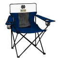Notre Dame Elite Canvas Chair w/ Officially Licensed Team Logo