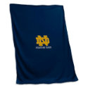 University of Notre Dame Sweatshirt Blanket w/ Lambs Wool