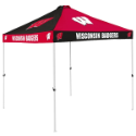 Wisconsin Tent w/ Badgers Logo - 9 x 9 Checkerboard Canopy