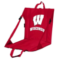 Wisconsin Stadium Seat w/ Badgers Logo - Cushioned Back