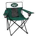 New York Jets Elite Canvas Chair w/ Officially Licensed Team Logo