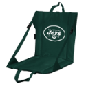New York Stadium Seat w/ Jets Logo - Cushioned Back