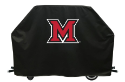 Miami Grill Cover with Redhawks Logo on Black Vinyl