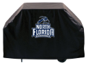 North Florida Grill Cover with Ospreys Logo on Black Vinyl