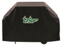 South Florida Grill Cover with Bulls Logo on Black Vinyl