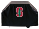 Stanford Grill Cover with Cardinals Logo on Black Vinyl