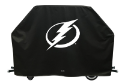 Tampa Bay Grill Cover with Lightning Logo on Black Vinyl