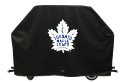 Toronto Grill Cover with Maple Leafs Logo on Black Vinyl