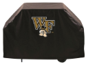 Wake Forest Grill Cover with Demon Deacons Logo on Black Vinyl