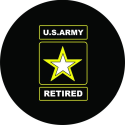 Army Retired Spare Tire Cover