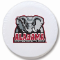 University of Alabama White Tire Cover w/ Elephant Logo