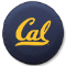 University of California Tire Cover Logo on Blue Vinyl