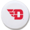 University of Dayton Tire Cover Logo on White Vinyl