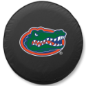 University of Florida Tire Cover w/ Gators Logo on Black Vinyl