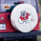 Fresno State University Tire Cover w/ Bulldogs Logo White Vinyl