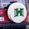 University of Hawaii Tire Cover Logo on White Vinyl