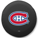 Montreal Canadiens Tire Cover on Black Vinyl