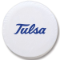 University of Tulsa Tire Cover Logo on White Vinyl