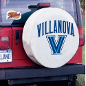 Villanova University Tire Cover w/ Wildcats Logo on White Vinyl