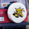 Wichita State University Tire Cover Logo on White Vinyl