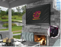 Central Michigan Outdoor TV Cover w/ Chippewas Logo - Black