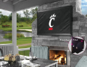 Cincinnati Outdoor TV Cover w/ Bearcats Logo - Black Vinyl
