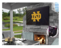 Notre Dame Outdoor TV Cover w/ Fighting Irish 'ND' Logo