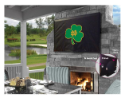 Notre Dame Outdoor TV Cover w/ Fighting Irish Shamrock Logo