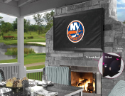 New York Outdoor TV Cover w/ Islanders Logo - Black Vinyl