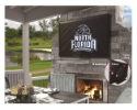 North Florida Outdoor TV Cover w/ Ospreys Logo - Black Vinyl