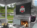 Ohio State Outdoor TV Cover w/ Buckeyes Logo - Black Vinyl