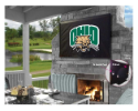 Ohio Outdoor TV Cover w/ Bobcats Logo - Black Vinyl