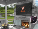 Virginia Outdoor TV Cover w/ Cavaliers Logo - Black Vinyl