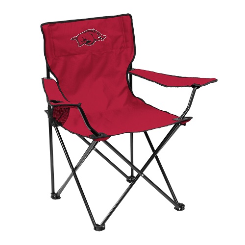 Arkansas Razorbacks Quad Canvas Chair w/ Officially Licensed Team Logo