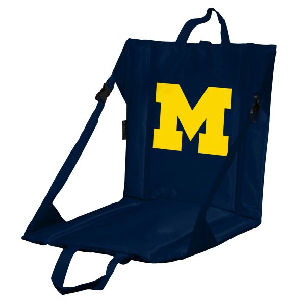 Michigan Stadium Seat w/ Wolverines Logo Cushioned Back