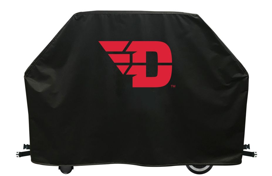 Team Sports Covers Dayton Grill Cover with Flyers Logo on Black Vinyl