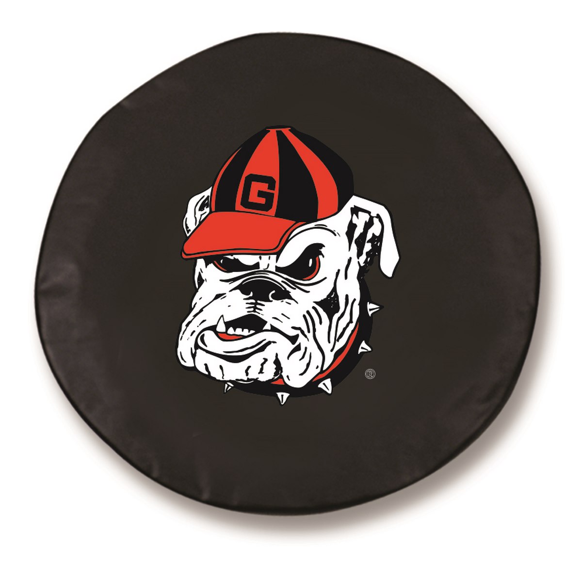 Bulldogs Black Spare Tire Cover By HBS Covers