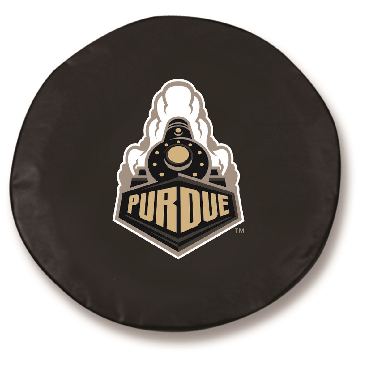 Purdue Boilermakers Black Spare Tire Cover By HBS | Covers