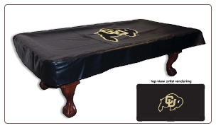 Colorado Buffaloes Logo Billiard Table Cover by HBS Colorado Buffaloes Logo Billiard Table Cover by HBS