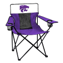 Kansas State Wildcats Elite Canvas Chair w/ Officially Licensed Team Logo