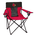 Louisville Cardinals Elite Canvas Chair w/ Officially Licensed Team Logo