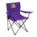 LSU Tigers Quad Canvas Chair w/ Officially Licensed Team Logo