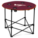 Virginia Tech University Round Table w/ Officially Licensed Team Logo
