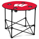 University of Wisconsin Round Table w/ Officially Licensed Team Logo