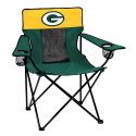 Green Bay Packers Elite Canvas Chair w/ Officially Licensed Team Logo