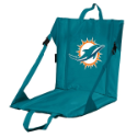 Miami Stadium Seat w/ Dolphins Logo - Cushioned Back