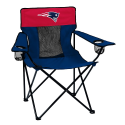 New England Patriots Elite Canvas Chair w/ Officially Licensed Team Logo