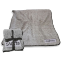 New Orleans Saints Frosty Fleece Blanket w/ Sherpa Material
